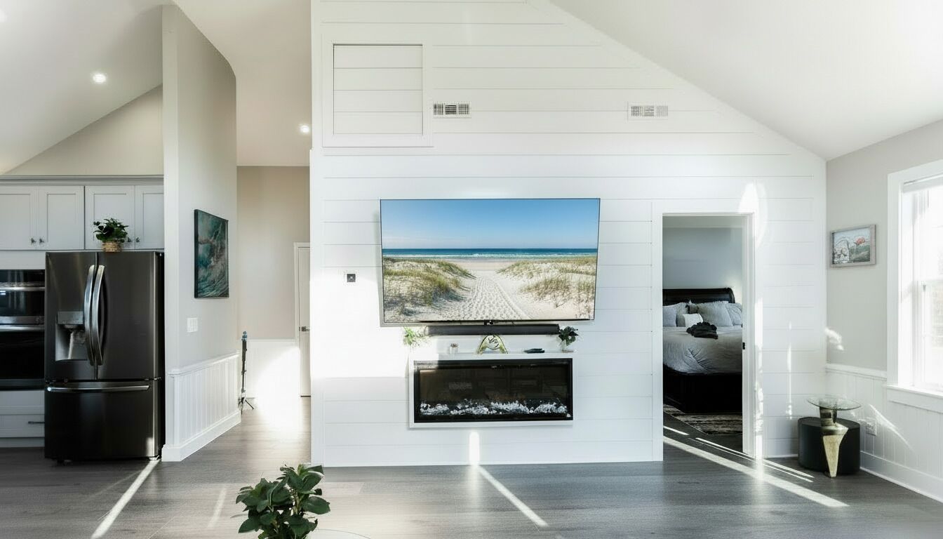 5 soverom, strykejern/-brett, reiseseng for barn og wi-fi