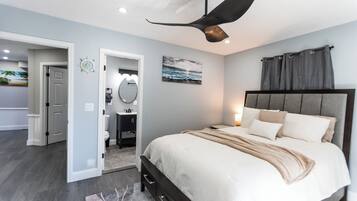 5 bedrooms, iron/ironing board, travel cot, WiFi