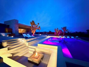 Pool - The Light House, by Joshua Tree. NEW Infinity Pool, Spa, Sauna, Cold Plunge (Yucca Valley)
