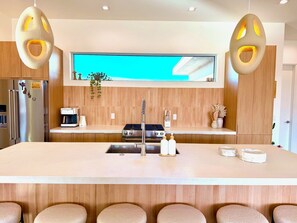 Private kitchen - The Light House, by Joshua Tree. NEW Infinity Pool, Spa, Sauna, Cold Plunge (Yucca Valley)