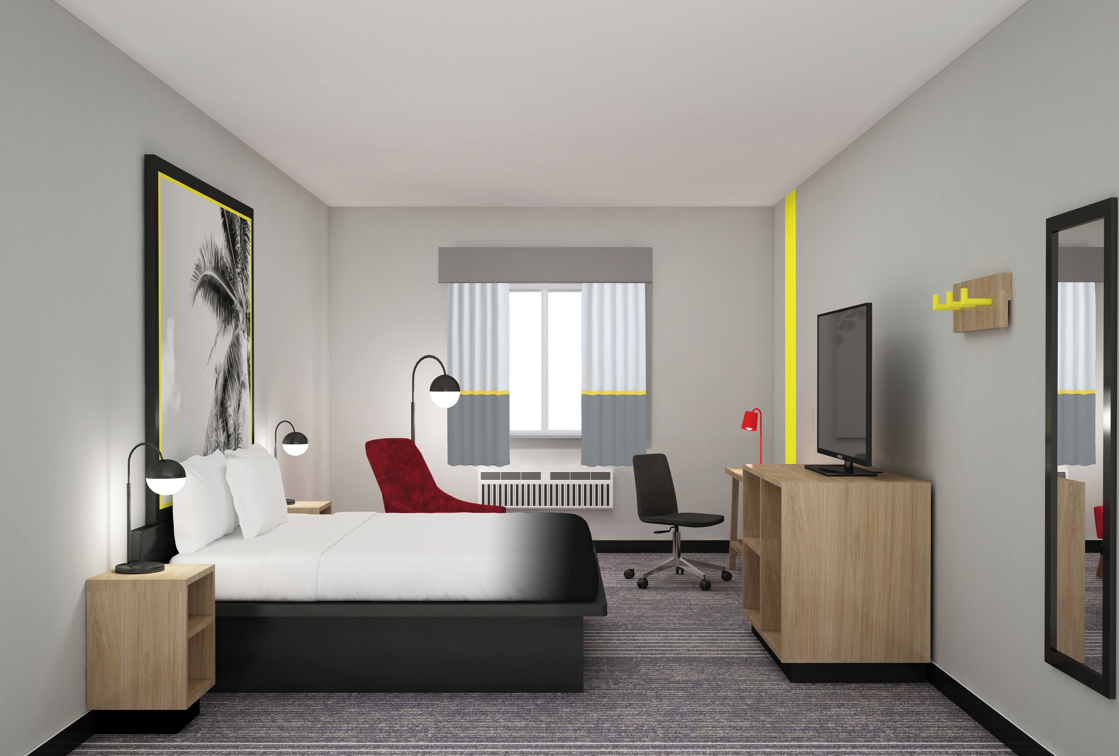 Bureau, espace de travail pour ordinateur portable, Wi-Fi gratuit