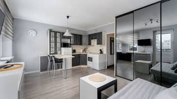 1 soverom, strykejern/-brett, wi-fi og sengetøy