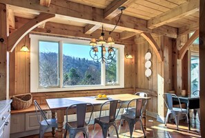 Dining - Twin Timbers at the Falls | 2 Luxury Homes, Exclusive Pool, 13BR Retreat (Fairview)