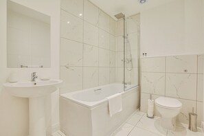 Hair dryer, towels