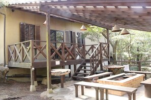 Restauration en plein air