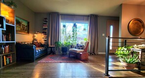 Living area - World Cup Home Base - Walk to Downtown OP - Sauna + 3BR Retreat (Overland Park)
