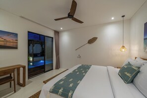 奢华别墅, 露台, 泳池景观 | 客房内保险箱、办公桌、笔记本电脑工作区、免费 WiFi