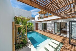 Villa Luxe, patio, vue piscine | Extérieur