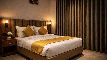 Deluxe Double Room | Memory-foam beds, minibar, desk, laptop workspace