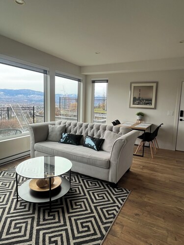 one-bedroom modern suite with a great view