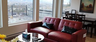 one-bedroom modern suite with a great view