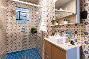 Apartment | Bathroom | Shower - Aconchegante e bem localizado (Aparecida)