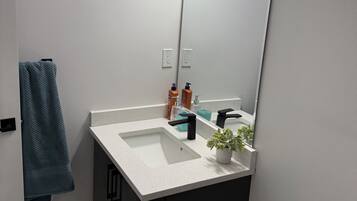 Towels, soap, toilet paper