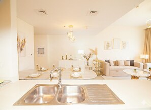Interior - Skyline Burj  Views at Forte Tower 2, Walk to Dubai Mall, Sleeps 12 (Dubai)
