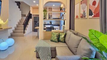 43-inch Smart TV with cable channels