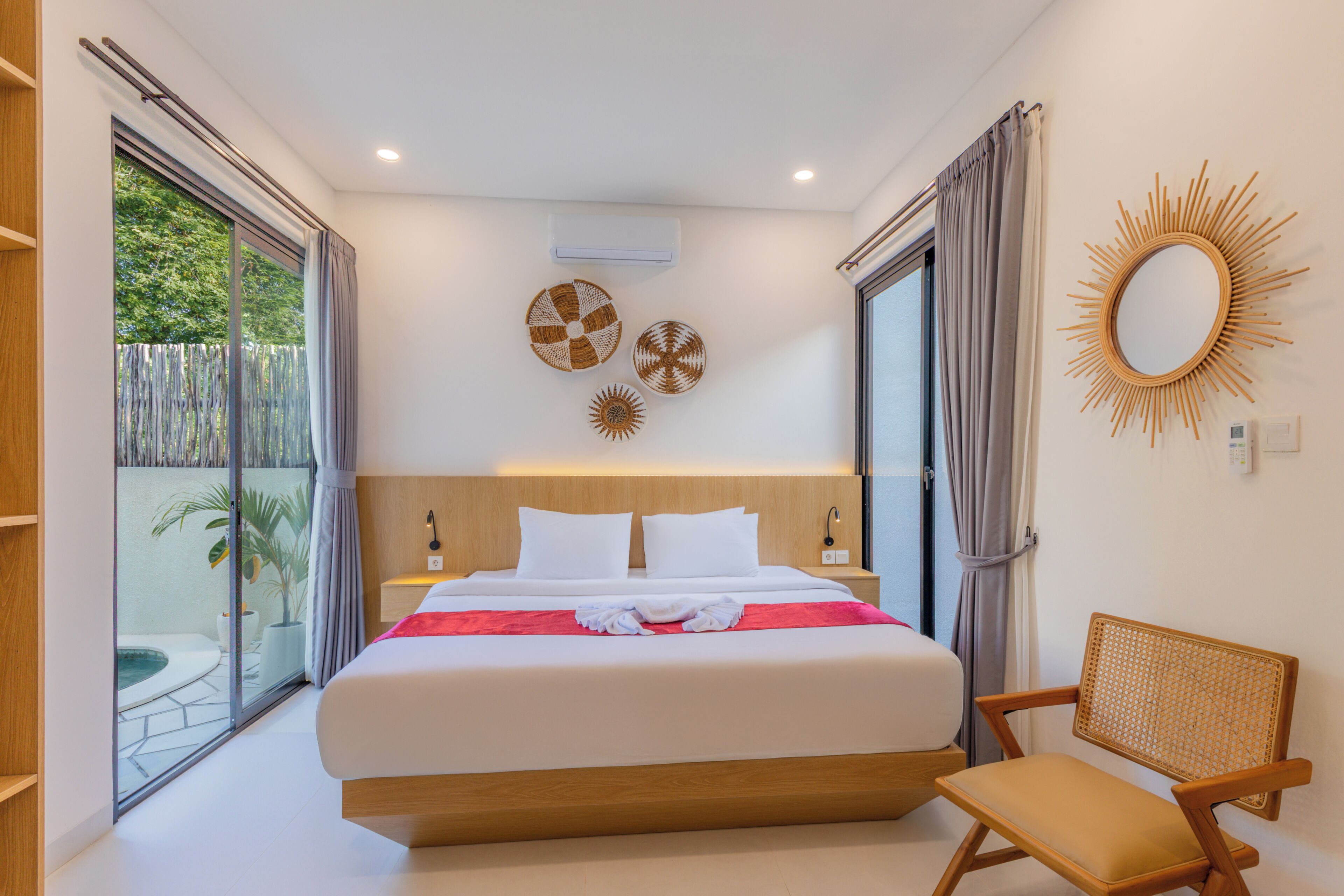 Villa, 2 Bedrooms, Pool View | In-room safe, iron/ironing board, free WiFi, bed sheets