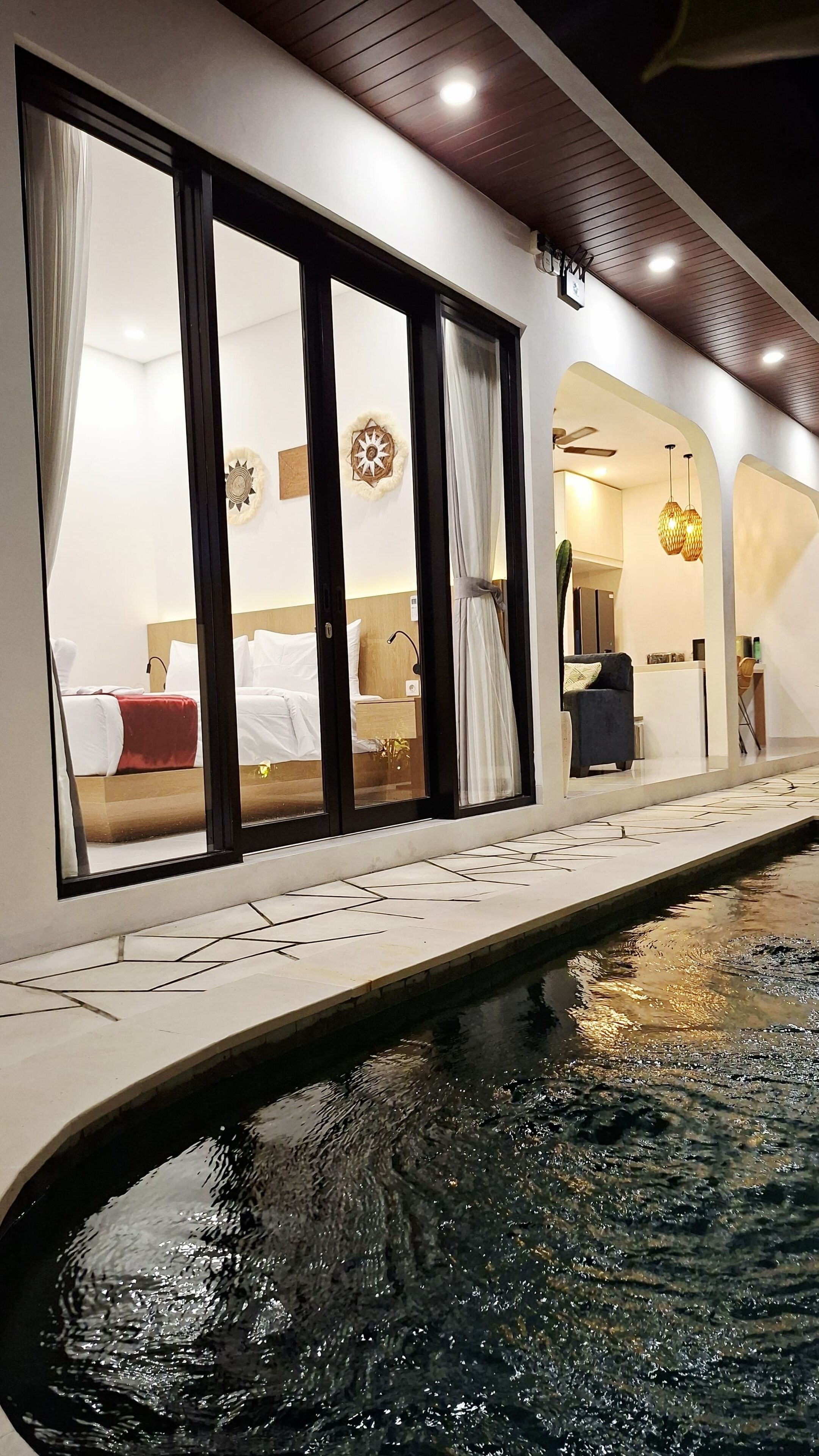 别墅, 2 间卧室, 泳池景观 | 客房景观