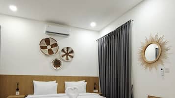 Villa, 2 Bedrooms, Pool View | In-room safe, iron/ironing board, free WiFi, bed sheets