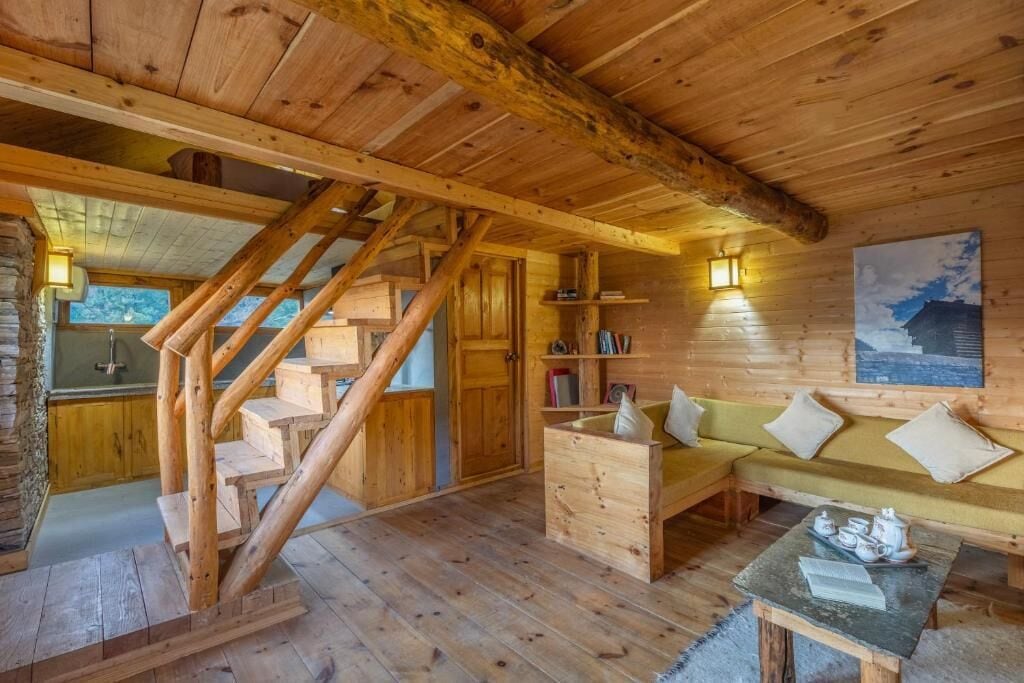 Deluxe-Villa, Bergblick | Wohnbereich