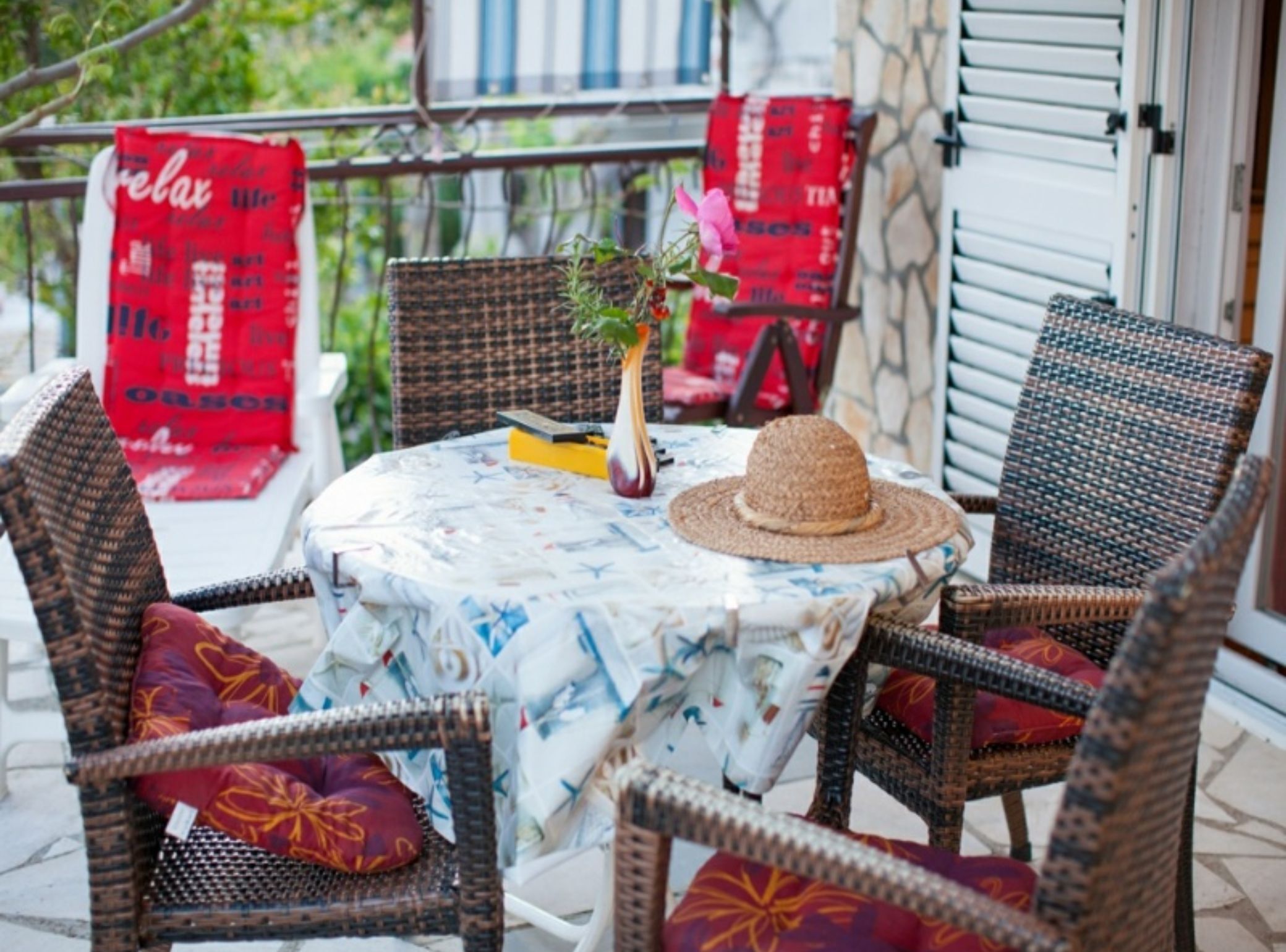 Lejlighed (A3 OneBedroom with Terrace and Seavie) | Terrasse/gårdhave