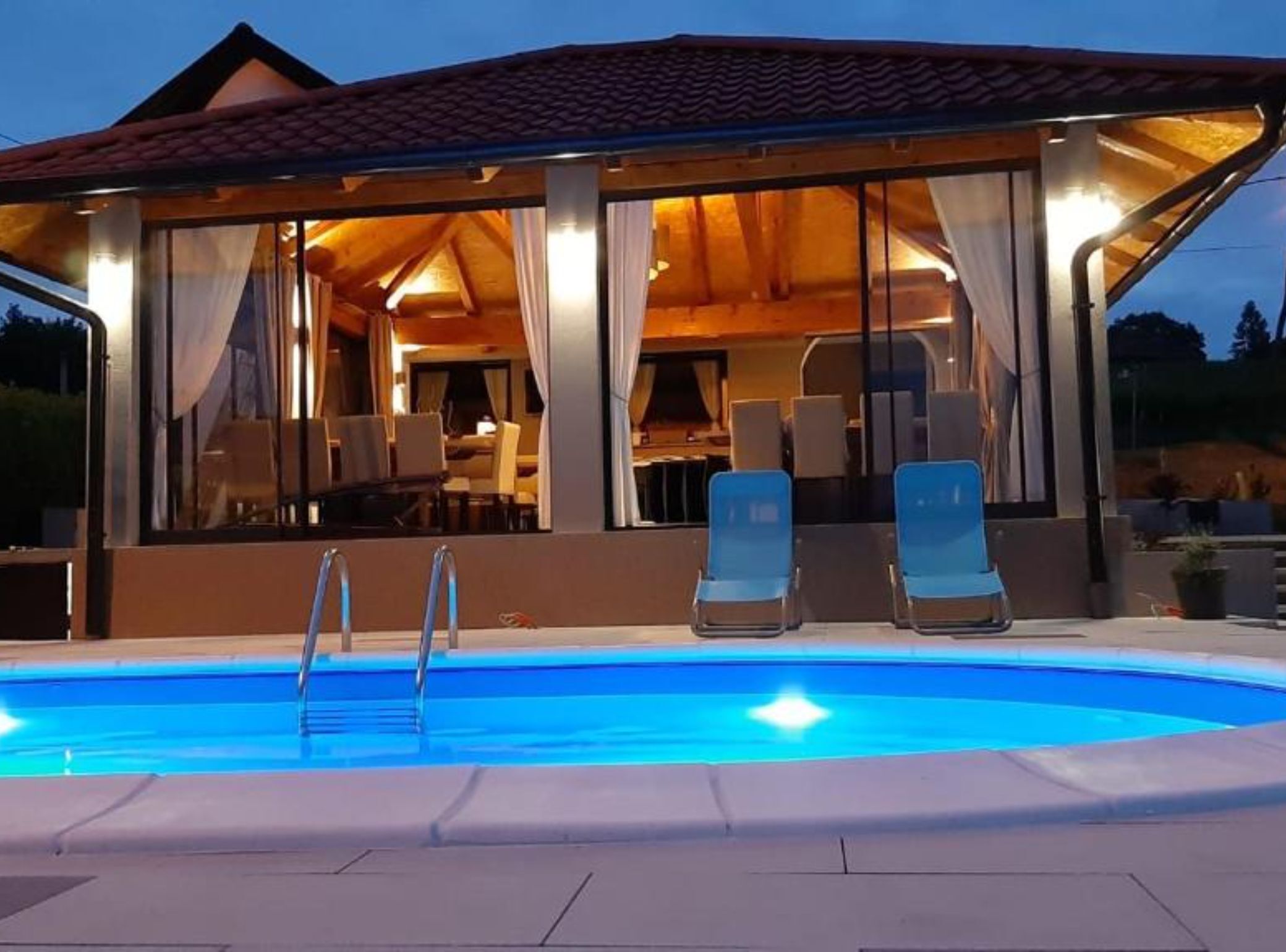 House (Two Bedroom Villa with the Pool) | Outdoor pool | Outdoor pool, pool loungers