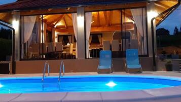 House (Two Bedroom Villa with the Pool) | Outdoor pool | Outdoor pool, pool loungers