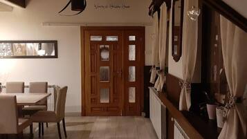 House (Two Bedroom Villa with the Pool) | Living room | 32-inch Smart TV with satellite channels