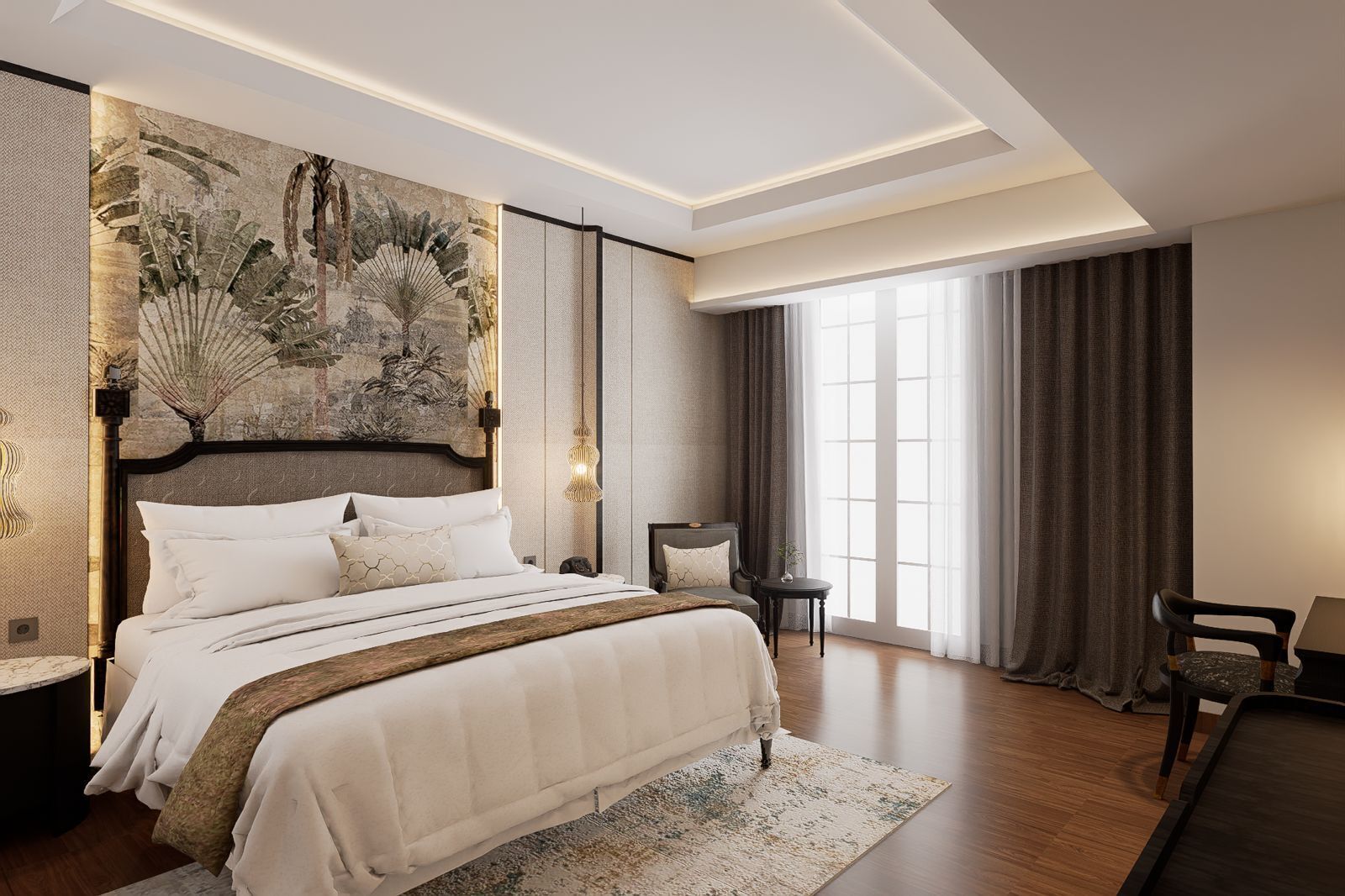 Premier Double Room | In-room safe, desk, blackout drapes, iron/ironing board