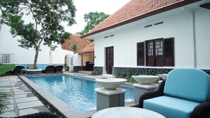 ヴィラ 3 ベッドルーム | セーフティボックス (室内)、デスク、遮光カーテン、WiFi (無料)