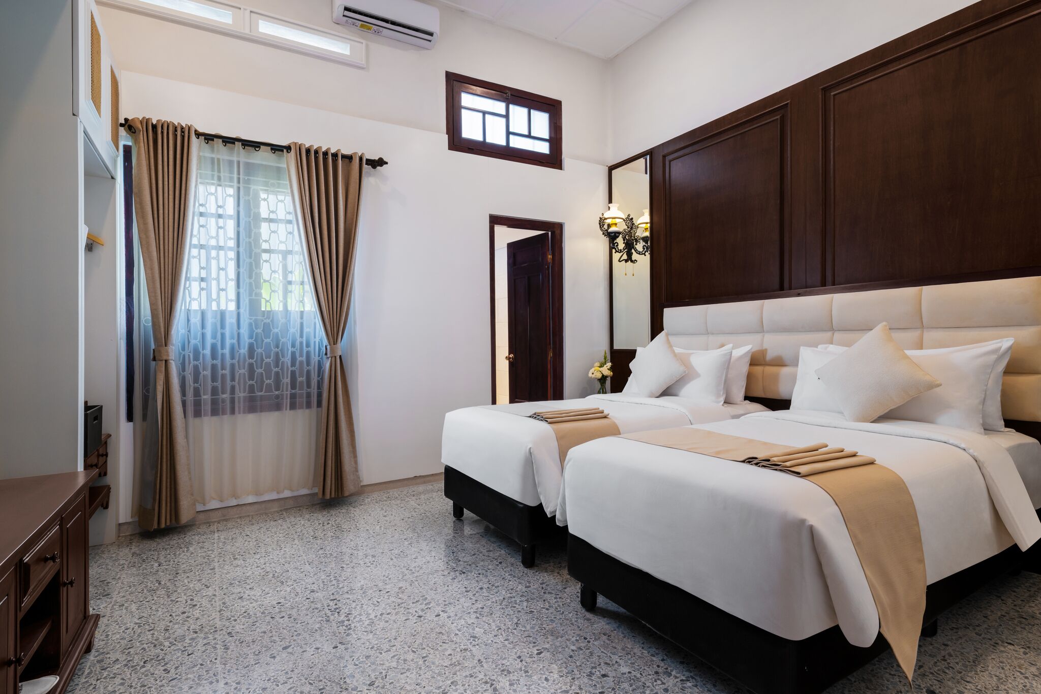 Villa, 3 Bedrooms | Minibar (free items), in-room safe, desk, laptop workspace