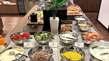 Daily buffet breakfast for a fee