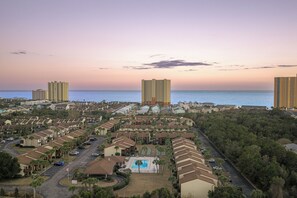 Exterior - Beachside Home + Pool + Tennis Court + Near Pier Park | Sandbar Serenade (Panama City Beach)