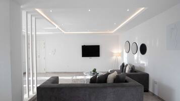 Villa, 4 chambres, fumeur, balcon | Salle de séjour