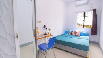 Kamar Double Basic, balkon, pemandangan kota | Wi-Fi gratis