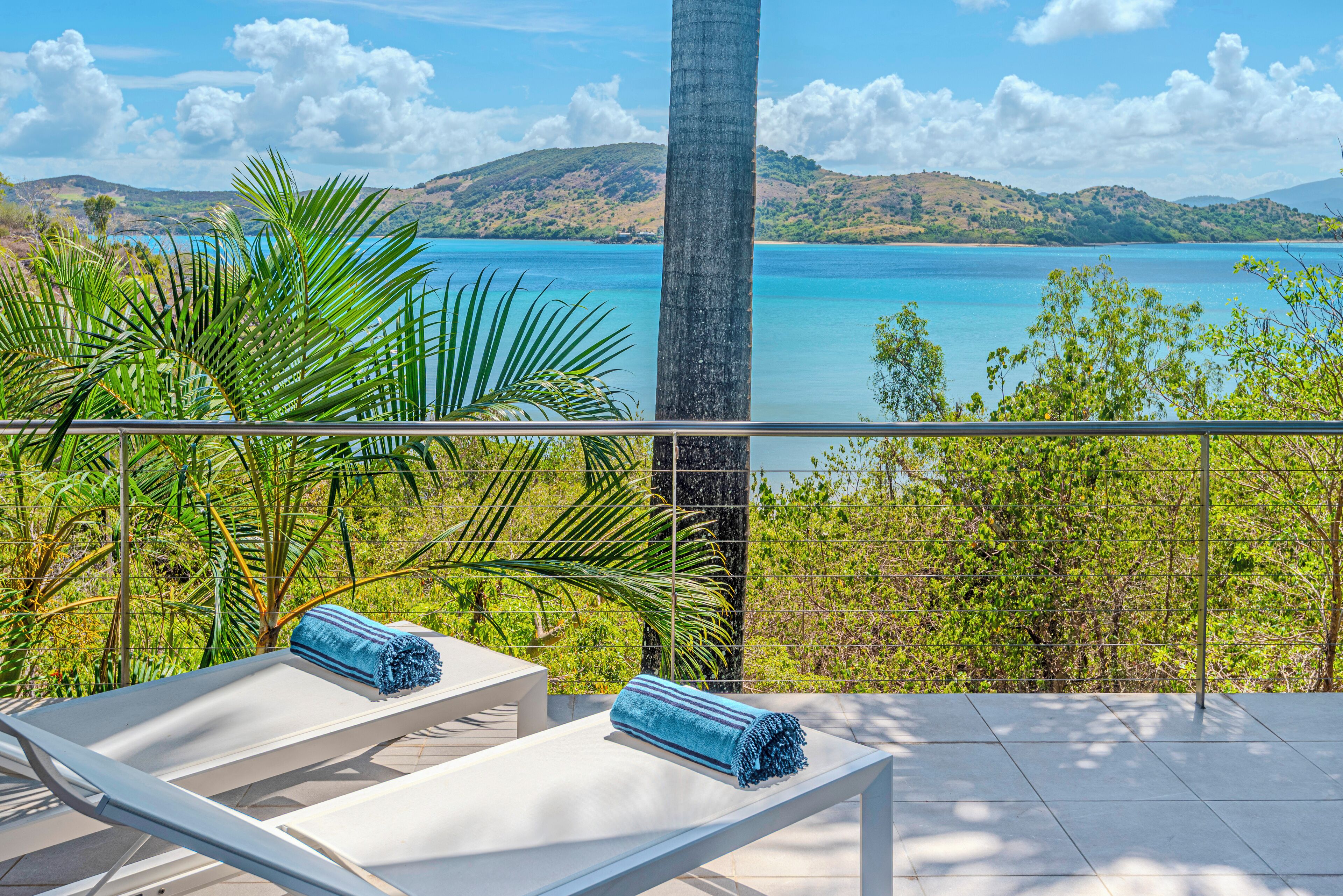 Blick von der Unterkunft