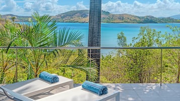 Blick von der Unterkunft