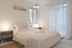 2 bedrooms, iron/ironing board, Internet, bed sheets - A Haven in Kypseli  A Basement Apartment (Athina)