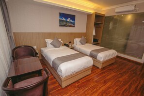 Twin Room, Balcony, Mountain View | Desk, laptop workspace, iron/ironing board, free WiFi - Champadevi Hillside Resort (Dakshinkali)