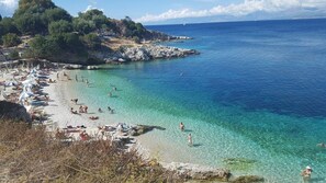 Beach nearby - Dany Apartment – First Floor with Sea View (QWQF+J59 Kassiopi, Greece)