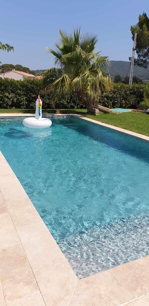 Pool - AIR-CONDITIONED VILLA WITH POOL AND SPA - GOLFE DE SAINT-TROPEZ (Le Plan-de-la-Tour)