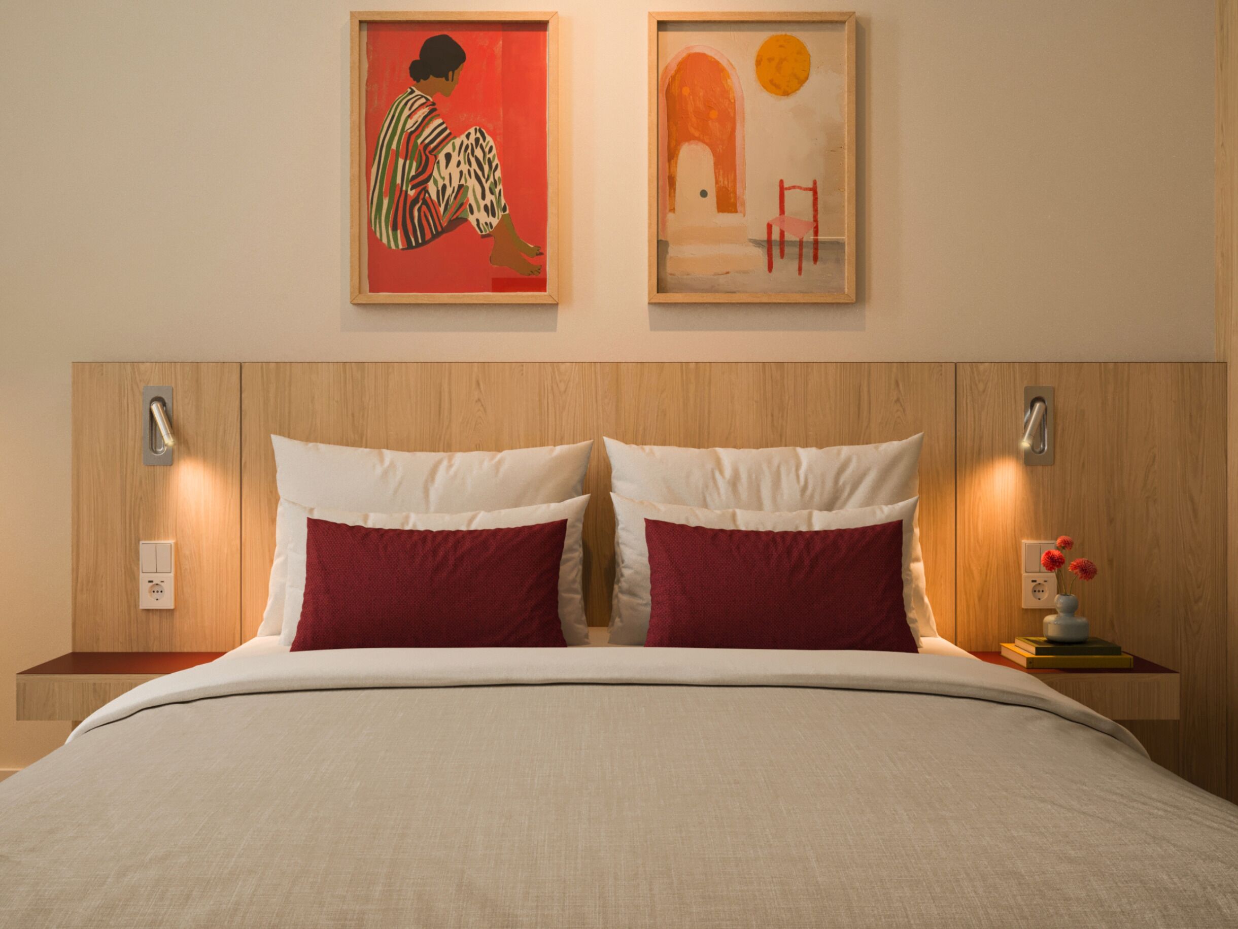 Estúdio superior | Cofres nos quartos, cortinas blackout, ferros/tábuas de passar roupa