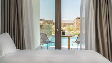Superior-Doppelzimmer, eigener Pool, Poolblick | Ausblick vom Zimmer