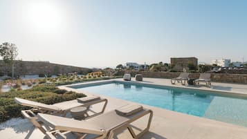 Suite Studio Signature, balcon, vue mer | Piscine privée