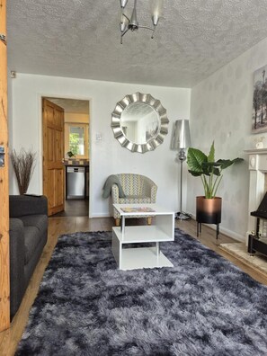 Ferienhaus, 3 Schlafzimmer, Raucher, Terrasse | Wohnbereich