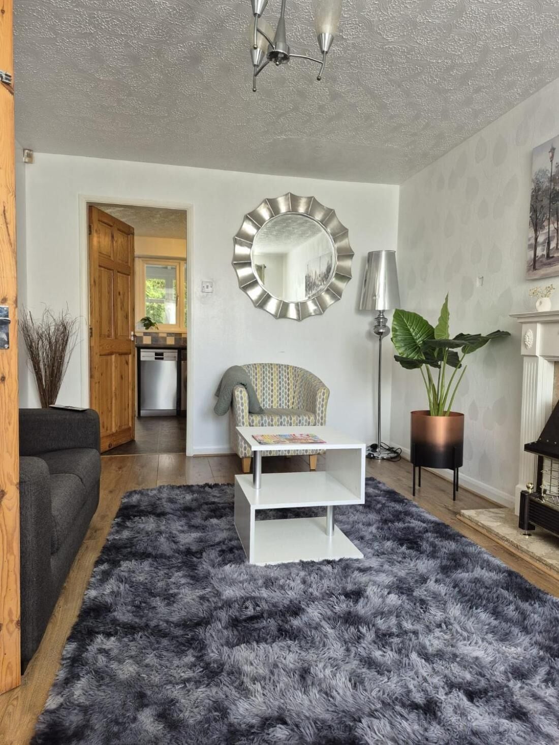 Ferienhaus, 3 Schlafzimmer, Terrasse, Gartenblick | Wohnbereich