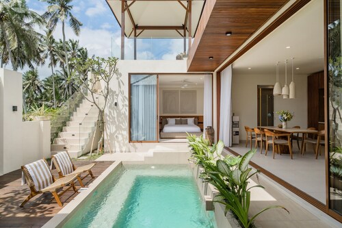 Luxury 2BR Private Pool Villa in Ubud with Rice Field Views