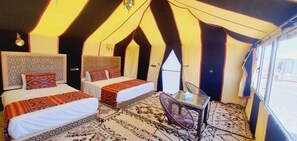 Family Quadruple Room | Free WiFi - Ksar Merzouga Luxury Camp (Merzouga)