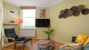 Smart-tv en een kantoor
