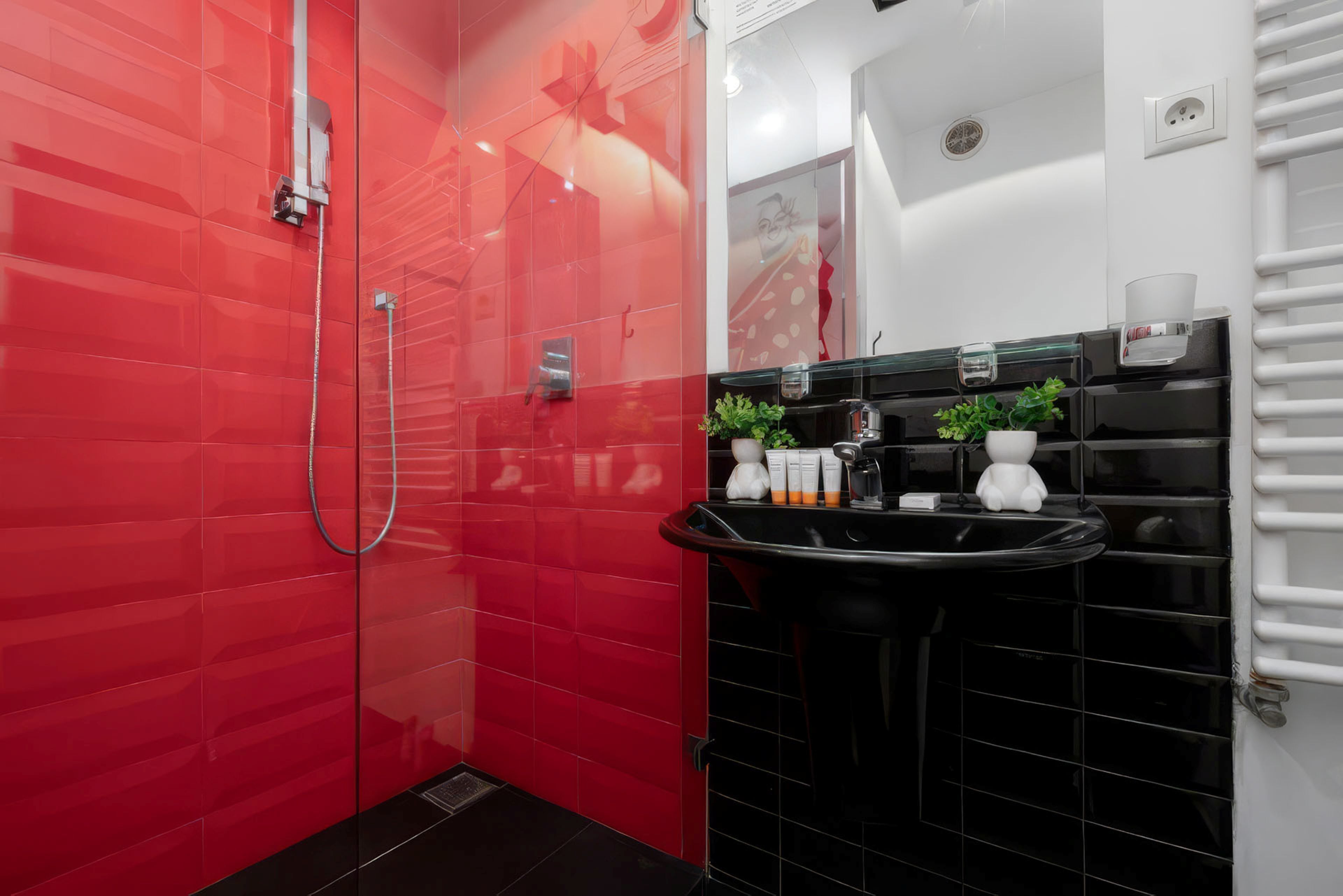 Apartment (1) | Banheiro | Chuveiro, toalhas de banho