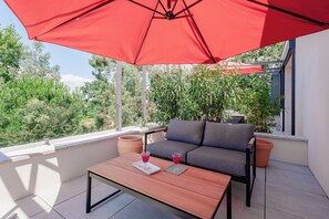 Habitació doble (Pinson) | Terrassa o pati